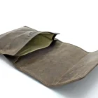 Peat Roll Up Tobacco Pouch 1 δερμάτινη θήκη καπνού, καφέ χρώμα