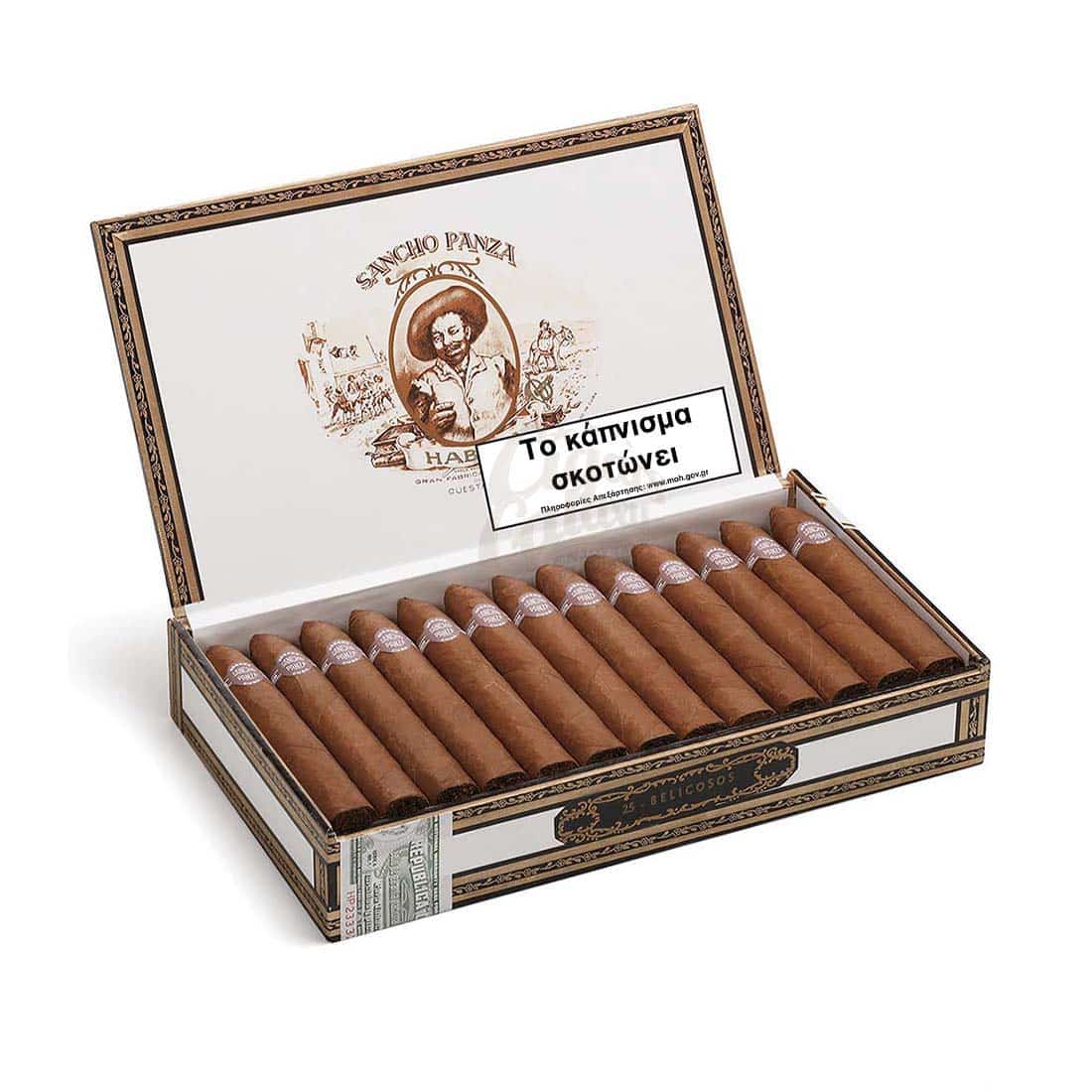 πούρα σε ξύλινο κουτί πούρων, SANCHO PANZA - Belicosos πούρο