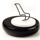 βάση πίπας μαζί με σταχτοδοχείο πίπας, Savinelli μαύρο κεραμικό