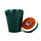 SAVINELLI – Green Ceramic Pipe Tobacco Vase (V1025)