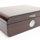 ξύλινος υγραντήρας πούρων savinelli καφέ