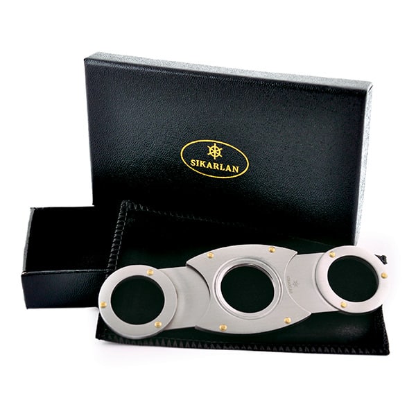 sikarlan_metalcutterround_01.jpg Sikarlan cigar cutter πουροκόφτης μεταλλικός γκιλοτίνα