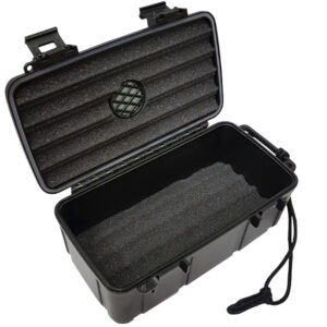 sikarlan travel humidor υγραντήρας ταξιδιού μαύρος