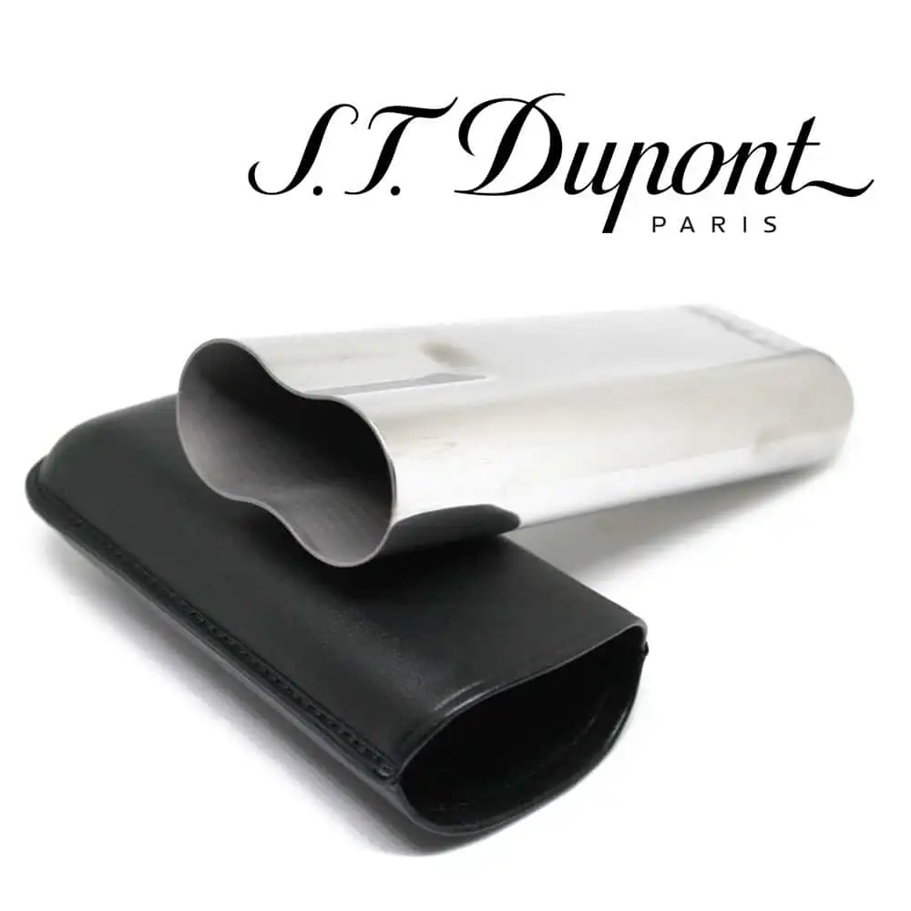πουροθήκη dupont δερμάτινη και μεταλλική
