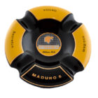 τασάκι cohiba μαύρο-κίτρινο, για 4 πούρα