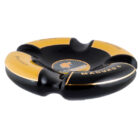 τασάκι cohiba μαύρο-κίτρινο, για 4 πούρα