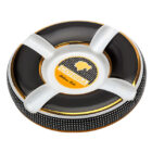 τασάκι μαύρο-άσπρο cohiba