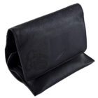 δερμάτινη μαύρη θήκη καπνού πίπας