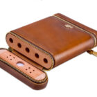 υγραντήρας πούρων ταξιδιού δερμάτινος cohiba