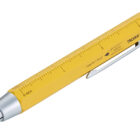 στυλό με χάρακα, κίτρινο