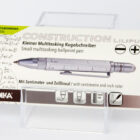 στυλό μεταλλικός troika με ενσωματωμένο χάρακα