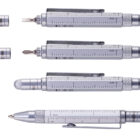 στυλό μεταλλικός troika με ενσωματωμένο χάρακα