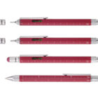 στυλό με χάρακα, κόκκινο