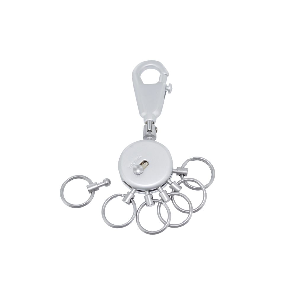 troika μεταλλικός κρίκος με μπρελόκ για κλειδιά