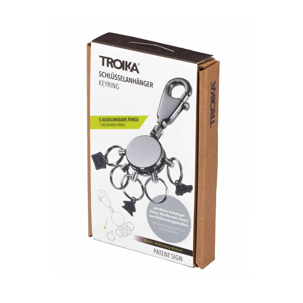 TROIKA – Patent Sign Keychain (KYR62/GM)