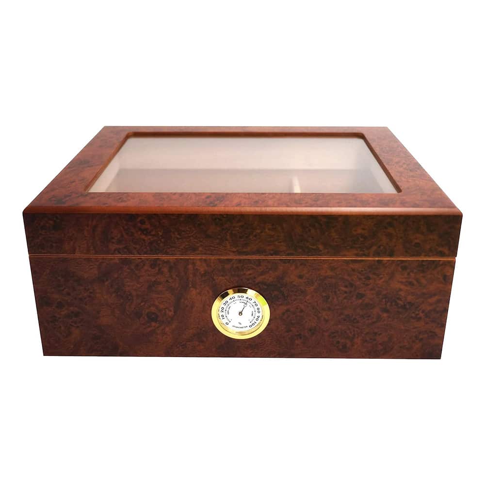 GRAND VALUE - Ξύλινος Υγραντήρας / Humidor για 25-40 Πούρα (VG5152Β)