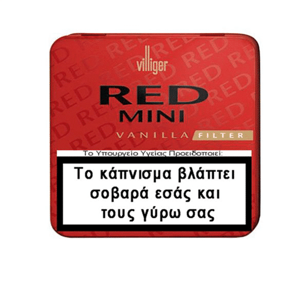 villiger_red_mini_filter.png πουράκια cigarillos, villiger red mini filter vanilla