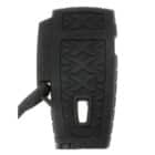 Stratosphere II Turbo Flame Αναπτήρας σε μαύρο χρώμα με ανάγλυφα σχέδια