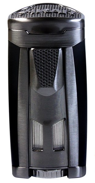 xikar αναπτήρας πούρου αντιανεμικός μαύρος