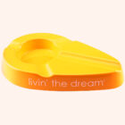 xikar living ashtray yellow τασάκι κίτρινο για 4 πούρα