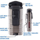 xikar αναπτήρας αντιανεμικός