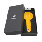 κίτρινο αλουμινένιο τασάκι για 1 πούρο