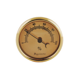 χρυσό αναλογικό υγρόμετρο