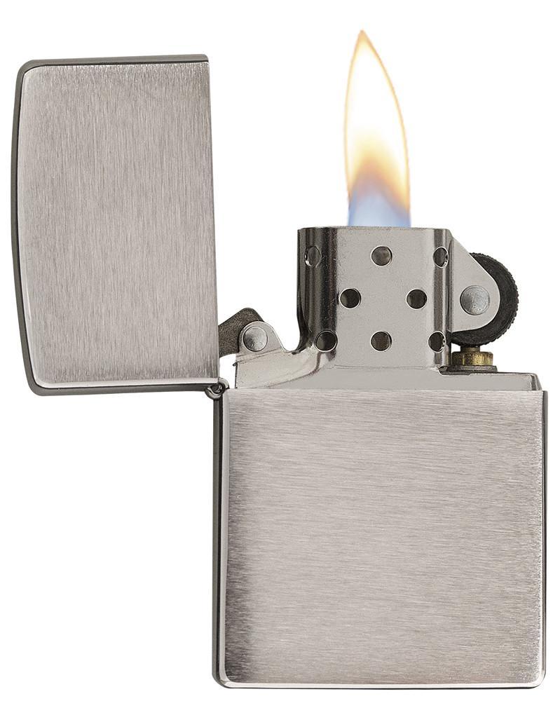 zippo αναπτήρας armor brushed chrome