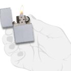 zippo αναπτήρας classic satin chrome