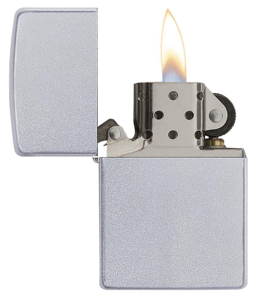zippo αναπτήρας classic satin chrome