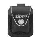 zippo μαύρη δερμάτινη θήκη για αναπτήρες