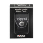 zippo μαύρη δερμάτινη θήκη για αναπτήρες