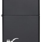 zippo αναπτήρας πίπας black matte