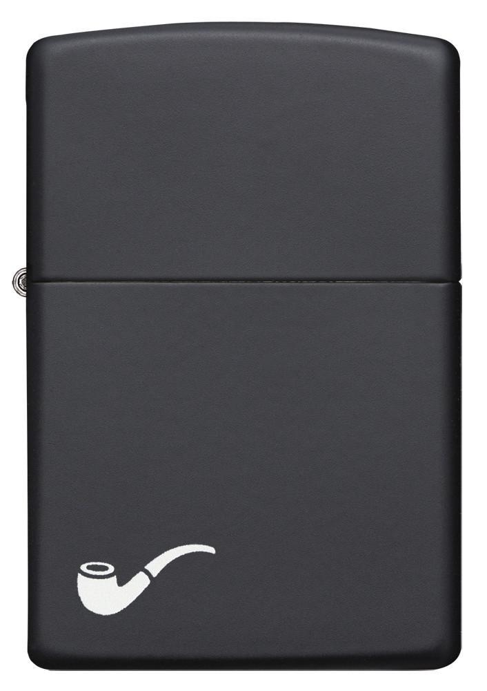 zippo_pipe_black_mat.jpg zippo αναπτήρας πίπας black matte