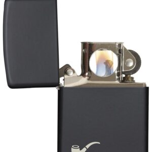 zippo αναπτήρας πίπας black matte