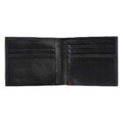 zippo μαύρο δερμάτινο πορτοφόλι