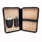 Δερμάτινος Humidor / Υγραντήρας 4 Πούρων (4053)