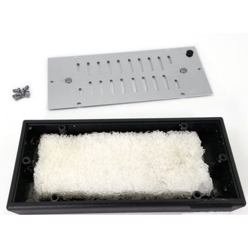 Deluxe Silver Humidifier for 100-150 Cigars, υγραντικό στοιχείο για υγραντήρα πούρων, ασημένιο χρώμα