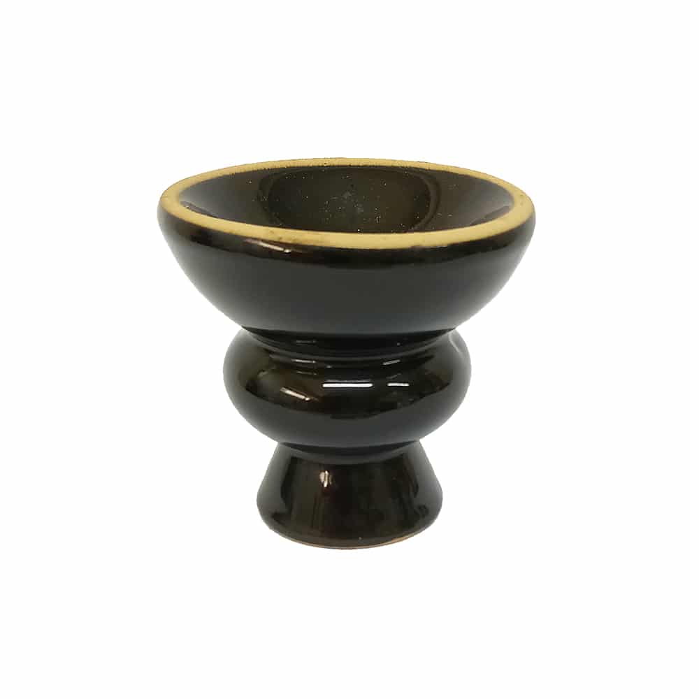 Hookah Ceramic Base in Different Colors, κεραμική βάση ναργιλέ σε διάφορα χρώματα, μαύρο χρώμα