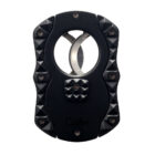 Quasar Black Guillotine Cigar Cutter CUT CU100T70 πουροκόφτης γκιλοτίνα, μαύρο χρώμα, μεταλλικός