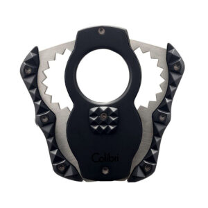 Quasar Black Guillotine Cigar Cutter CUT CU100T70 πουροκόφτης γκιλοτίνα, μαύρο χρώμα, μεταλλικός