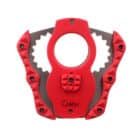 Quasar Red Guillotine Cigar Cutter CUT CU100T75, πουροκόφτης γκιλοτίνα, κόκκινο χρώμα, μεταλλικός
