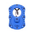 Quasar Red Guillotine Cigar Cutter CUT CU100T76, πουροκόφτης γκιλοτίνα, μπλε χρώμα, μεταλλικός