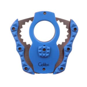 Quasar Red Guillotine Cigar Cutter CUT CU100T76, πουροκόφτης γκιλοτίνα, μπλε χρώμα, μεταλλικός