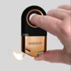 DISSIM - Inverted Αναπτήρας Απαλής Φλόγας σε μπρονζέ χρώμα