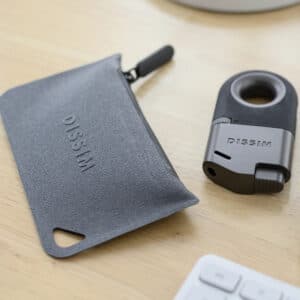 Zipper Waterproof Lighter Case, θήκη αναπτήρα με φερμουάρ, και Inverted Soft Flame Lighter in Different Colors, αναπτήρας μεταλλικός σε χρώμα μαύρο-ασημί