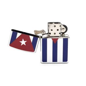 Metal Lighter Cuban Flag (5021), μεταλλικός αναπτήρας με τη σημαία της Κούβας