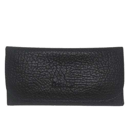 ROLLIT – Orlando Black PU Leather Tobacco Pouch (2336) Θήκη καπνού Orlando Black PU Leather Tobacco Pouch από την Rollit, δερμάτινη, με φερμουάρ, μαύρη