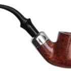 System Standard Smooth (301) P-Lip (9mm) Tobacco Pipe, πίπα καπνού ξύλινη, καφέ χρώμα, λεία
