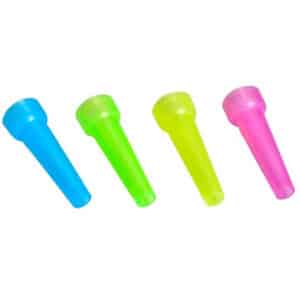 Ατομικά στόμια-πιπάκια μίας χρήσης για ναργιλέ, κοντά, σε διάφορα χρώματα, πλαστικά